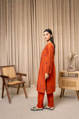 Zoya Zafar Stitched 2 Piece Cotton Collection'2025-Remnant
