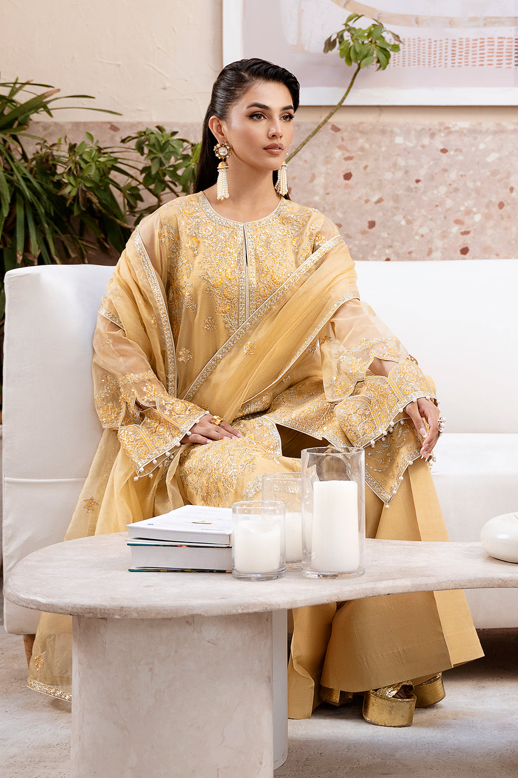 Zarposh Unstitched 3 Piece Formals Collection-Zard