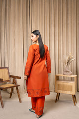 Zoya Zafar Stitched 2 Piece Cotton Collection'2025-Remnant