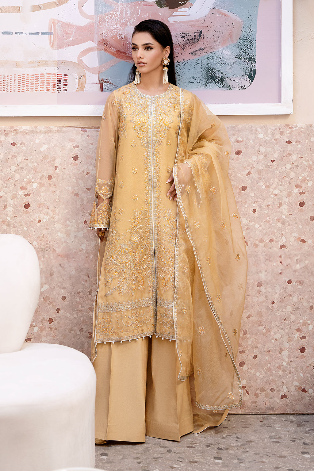 Zarposh Unstitched 3 Piece Formals Collection-Zard