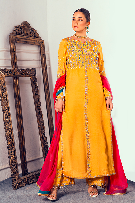 Andaaz By Zaaviay Stitched Marjan (Three Piece)