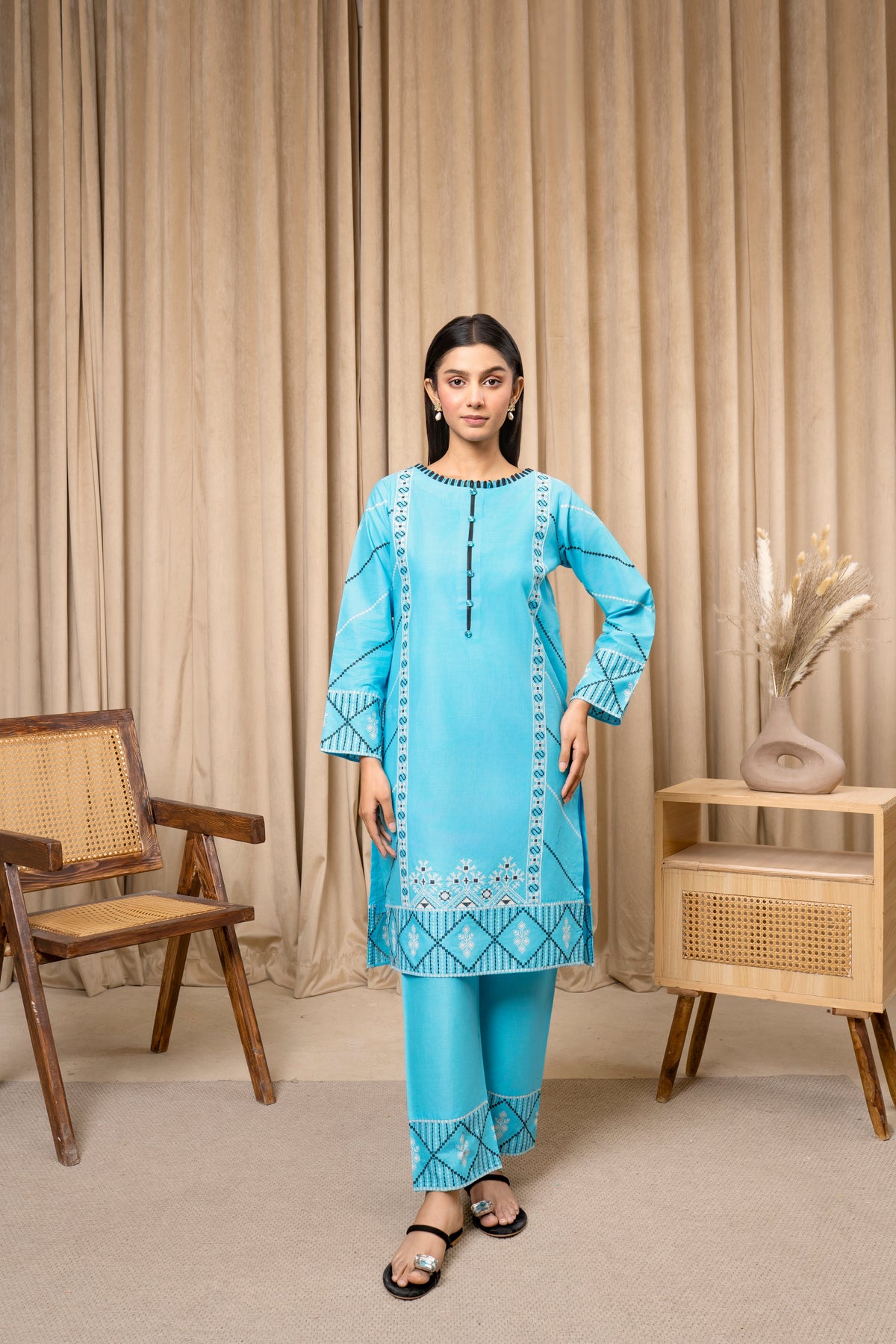 Zoya Zafar Stitched 2 Piece Cotton Collection'2025-Range Noor