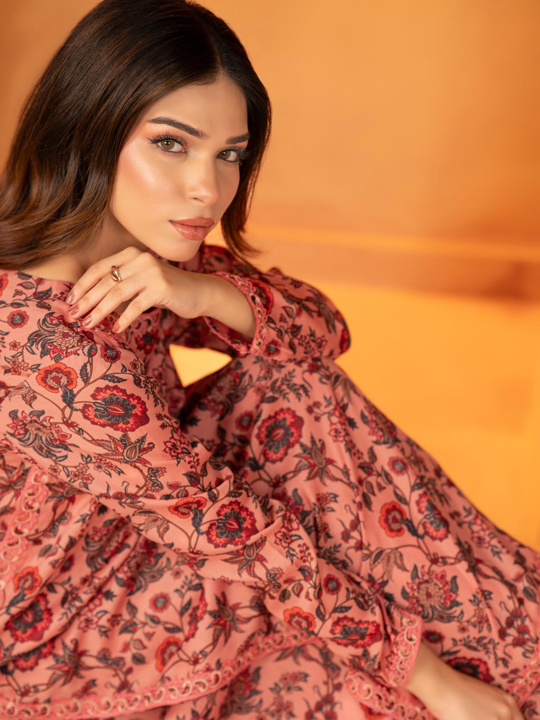 Tng By Md Stitched Collection-Sargoshi | Gharara | Pink