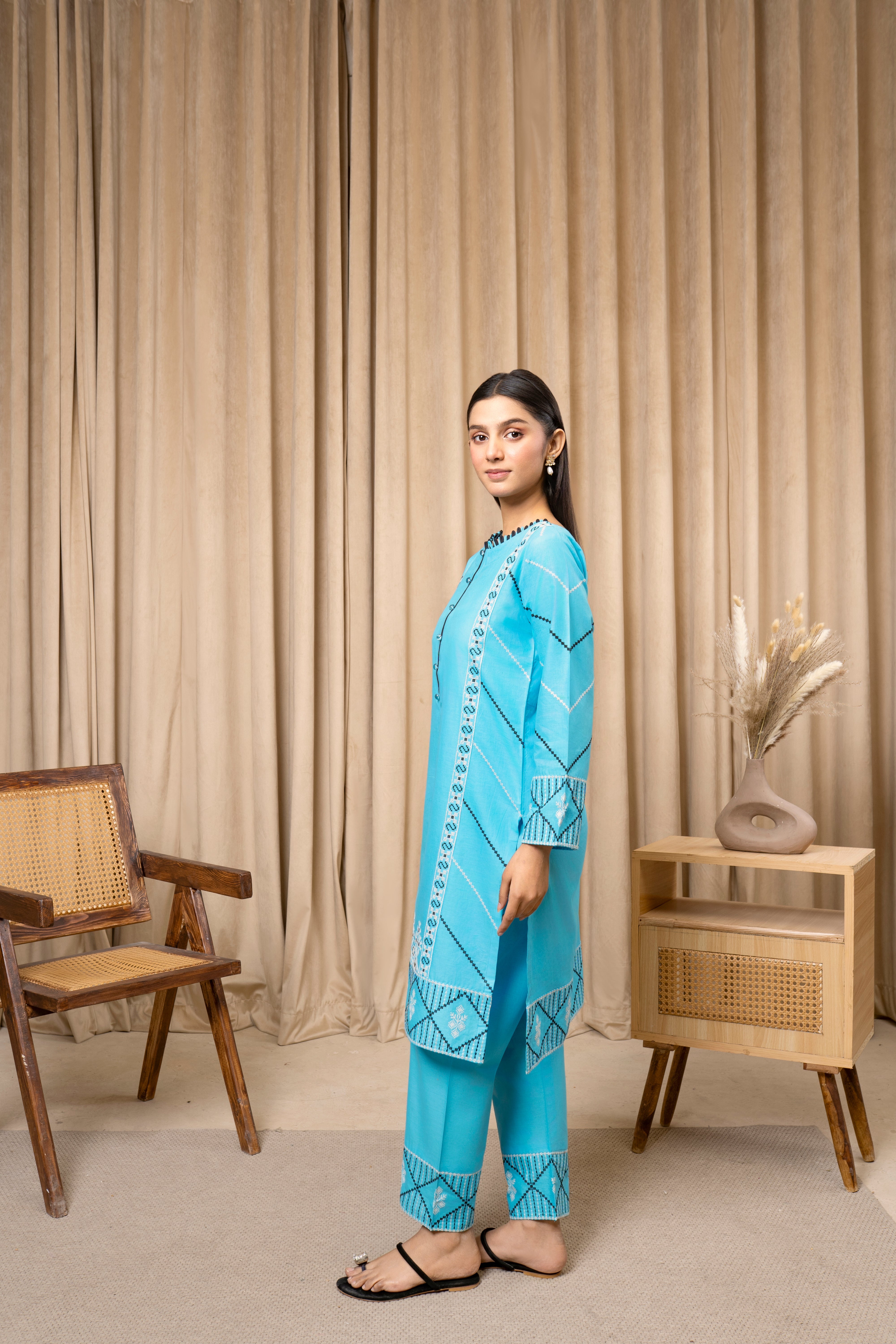 Zoya Zafar Stitched 2 Piece Cotton Collection'2025-Range Noor