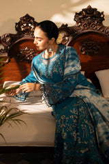 Zarposh Unstitched 3 Piece Lawn Collection-Azal