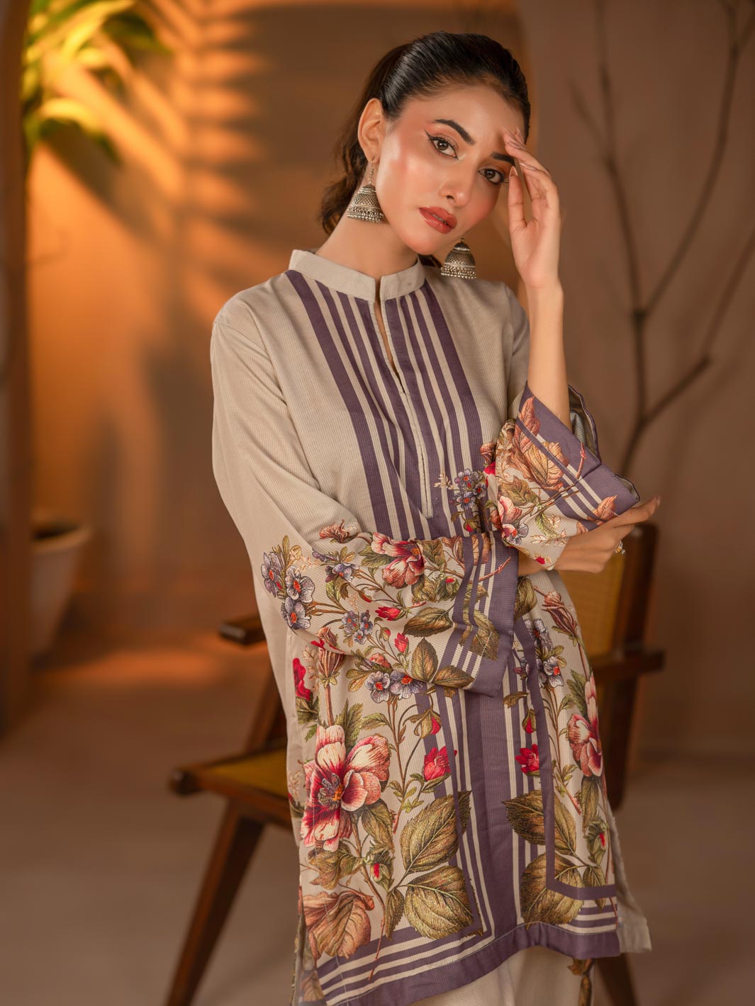 Tng By Md Stitched Collection-Gul E Rana | 2 Piece | Printed