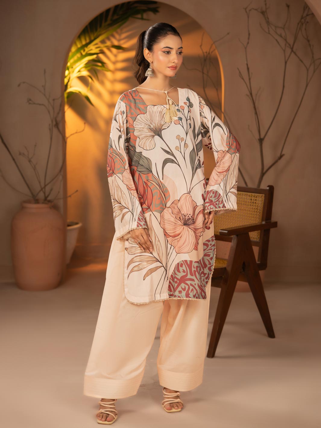 Tng By Md Stitched Collection-Shanzay | 2 Piece | Printed
