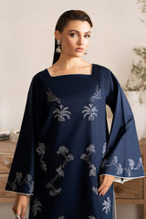 Zarposh Unstitched 2 Piece Emb Cotton Collection-Opal