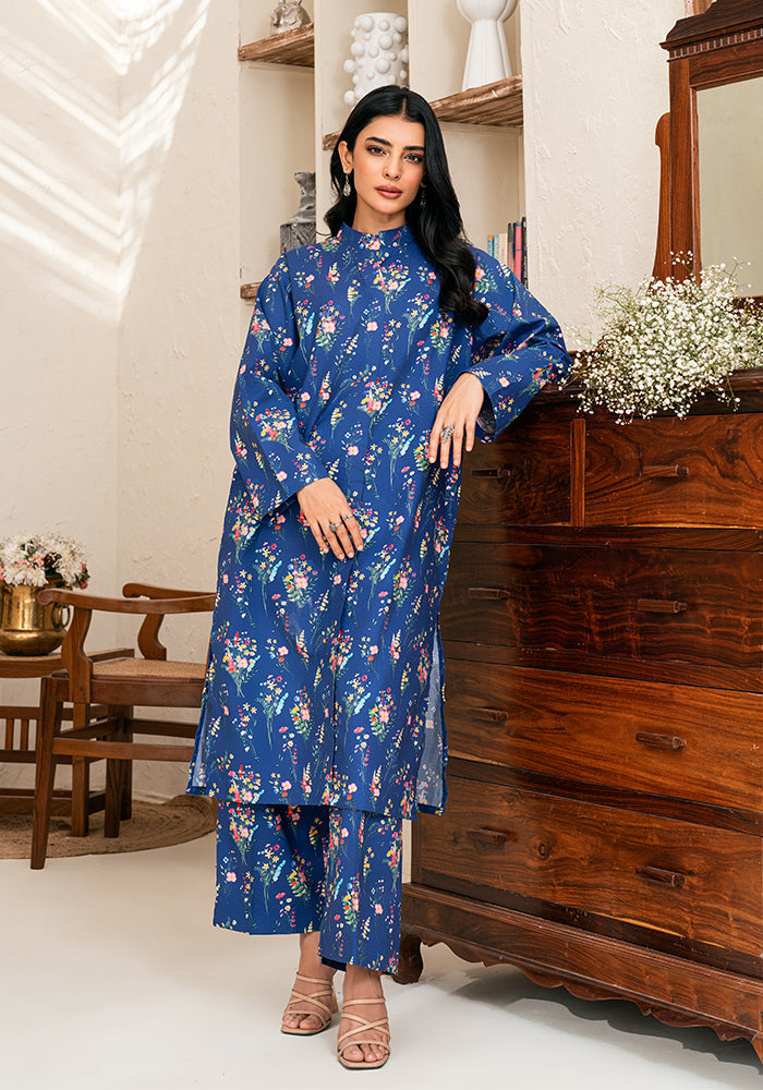 Amal Stitched 2 Piece Summer Cambric Collection-Serene
