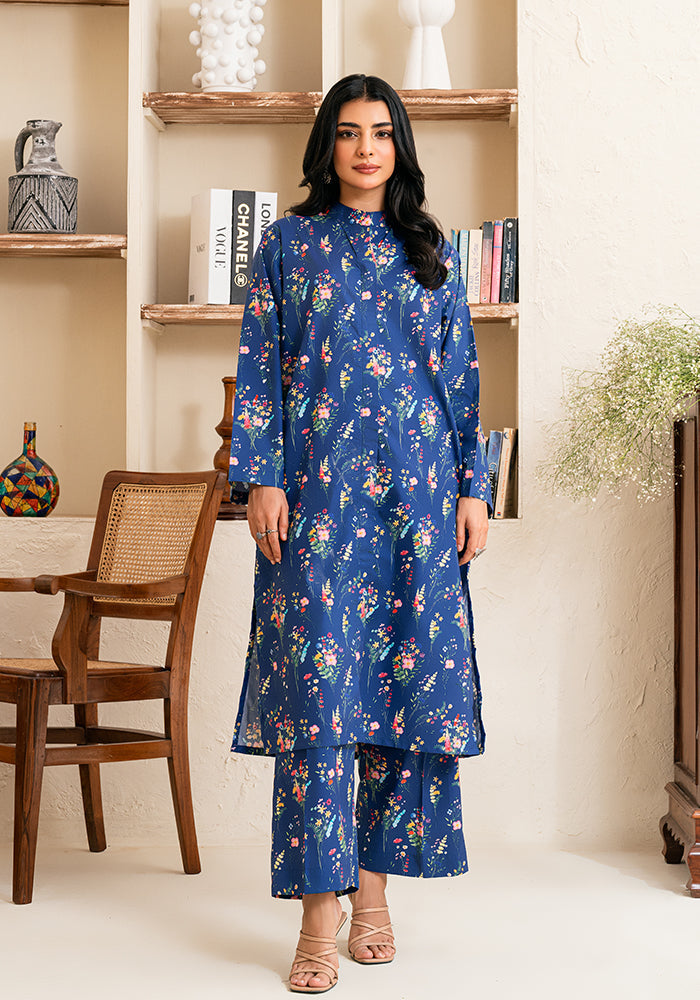Amal Stitched 2 Piece Summer Cambric Collection-Serene