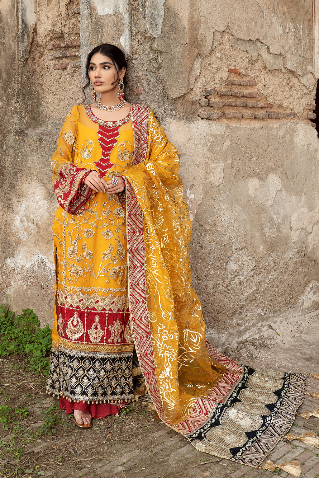 Zarposh Unstitched 3 Piece Formals Collection-Shahar Bano-05