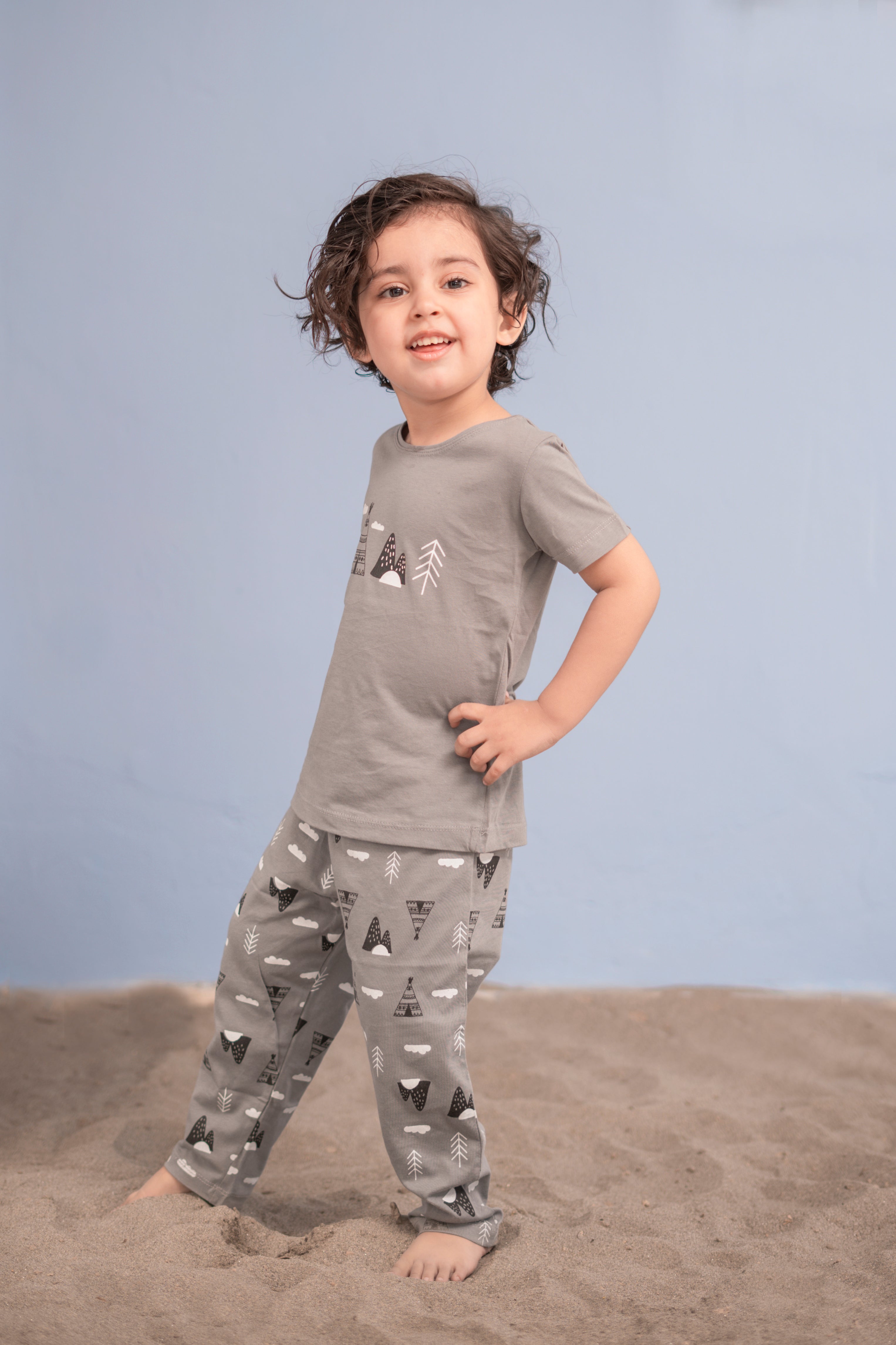 12 AM By Khawar Latif Secret Forest Camp Kids Pyjamas