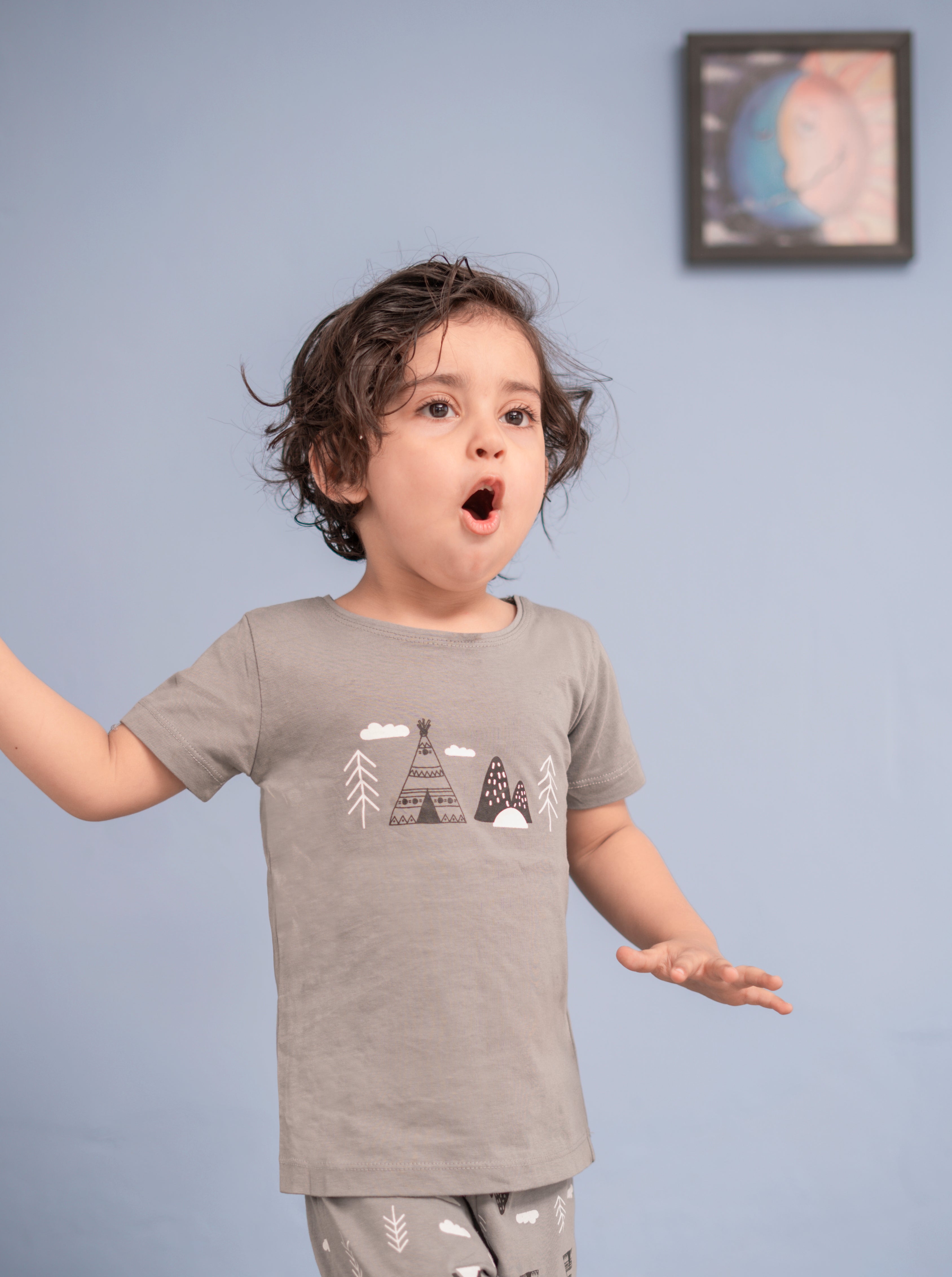 12 AM By Khawar Latif Secret Forest Camp Kids Pyjamas