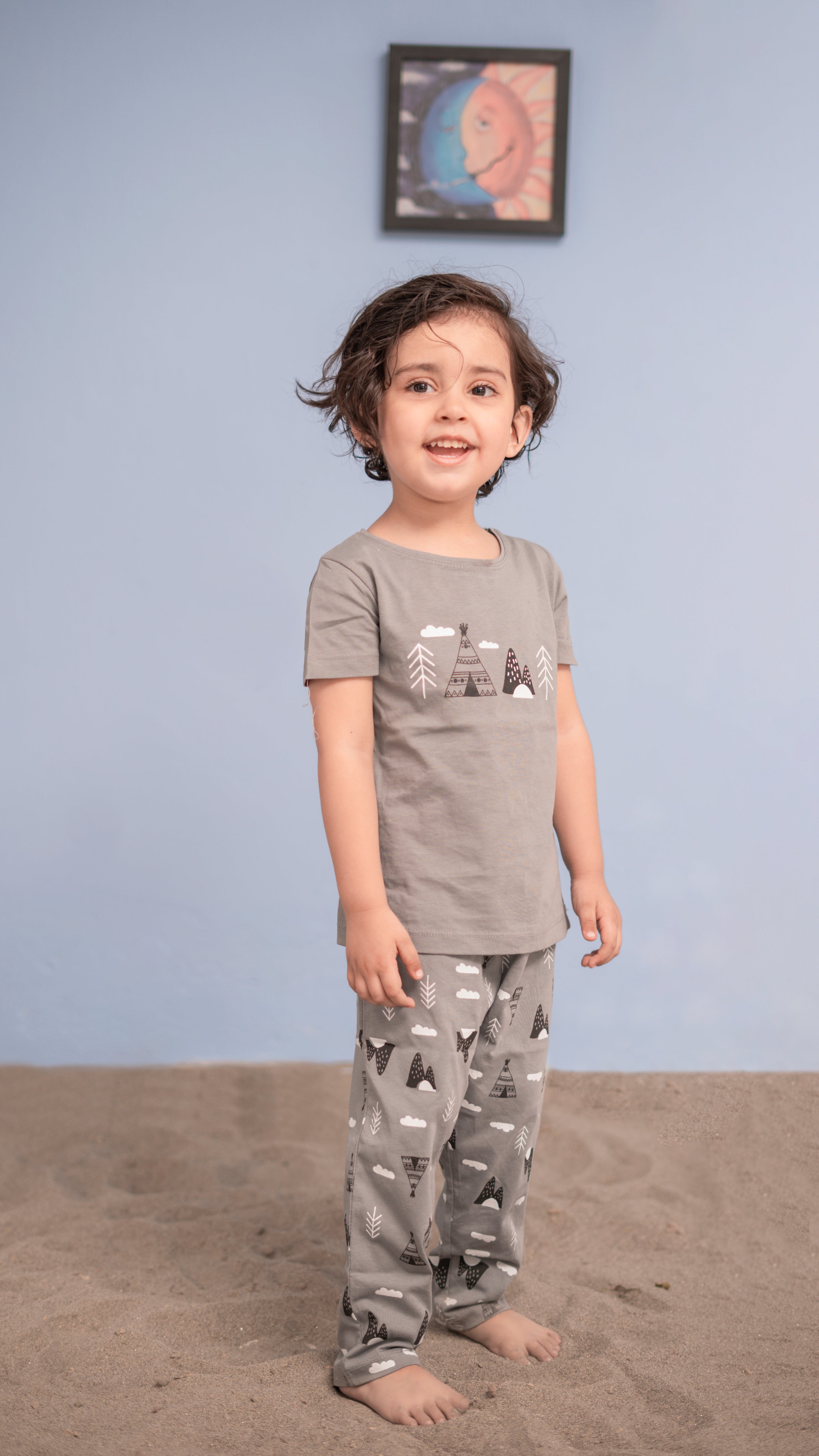 12 AM By Khawar Latif Secret Forest Camp Kids Pyjamas