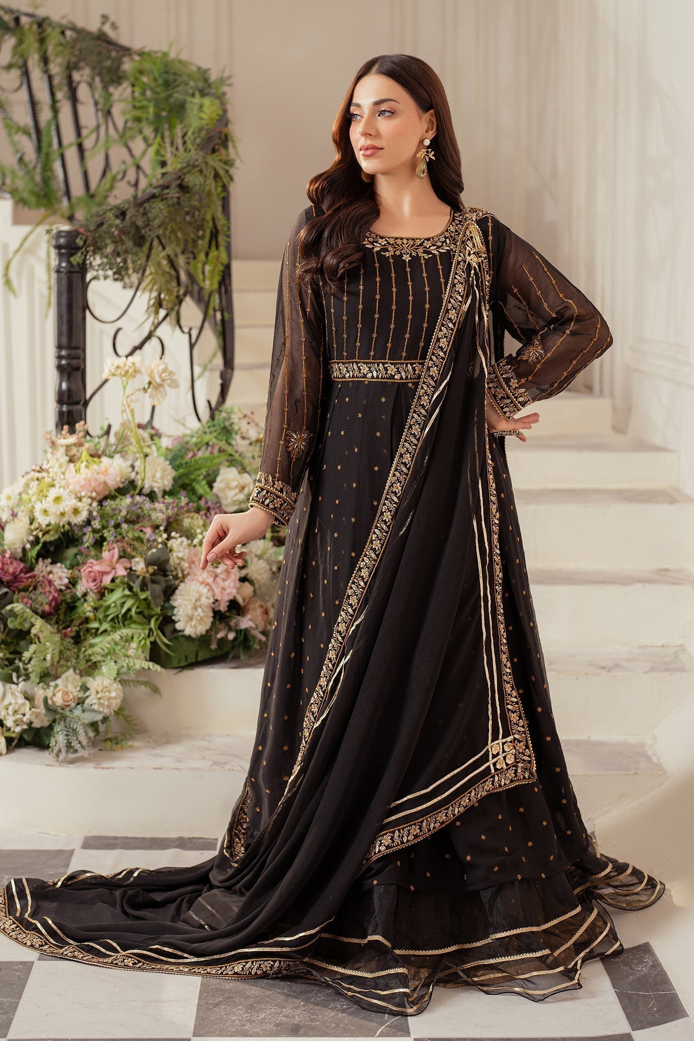 Elegance by Panache Apparel Stitched Festive Collection-Nightfall