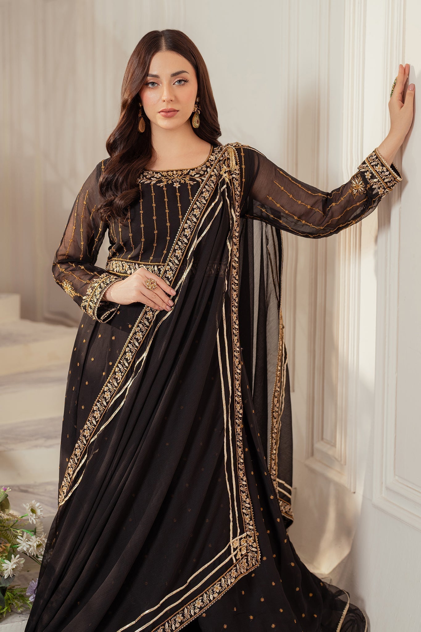 Elegance by Panache Apparel Stitched Festive Collection-Nightfall