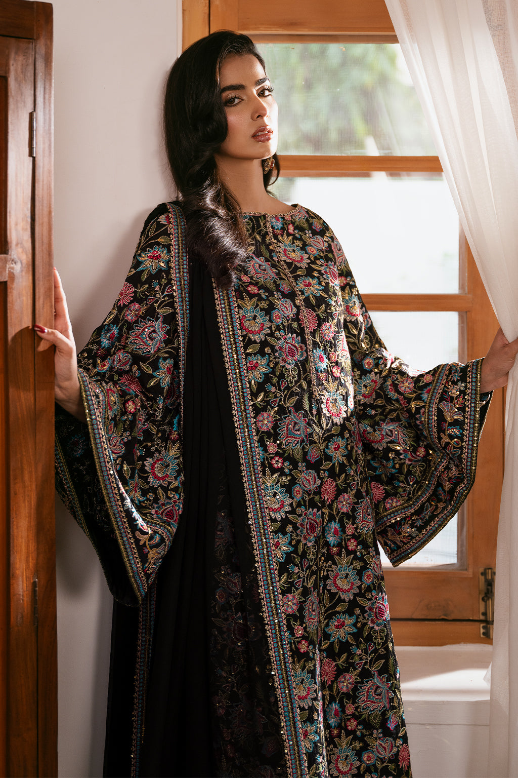 Meeru By Sheenora Stitched 3 Piece Festive Pret Collection'2025-MIDNIGHT ELEGANCE