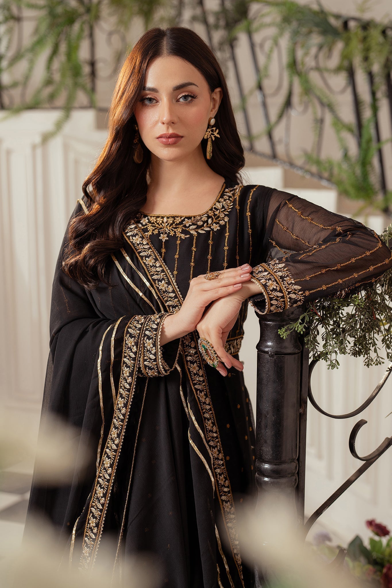 Elegance by Panache Apparel Stitched Festive Collection-Nightfall