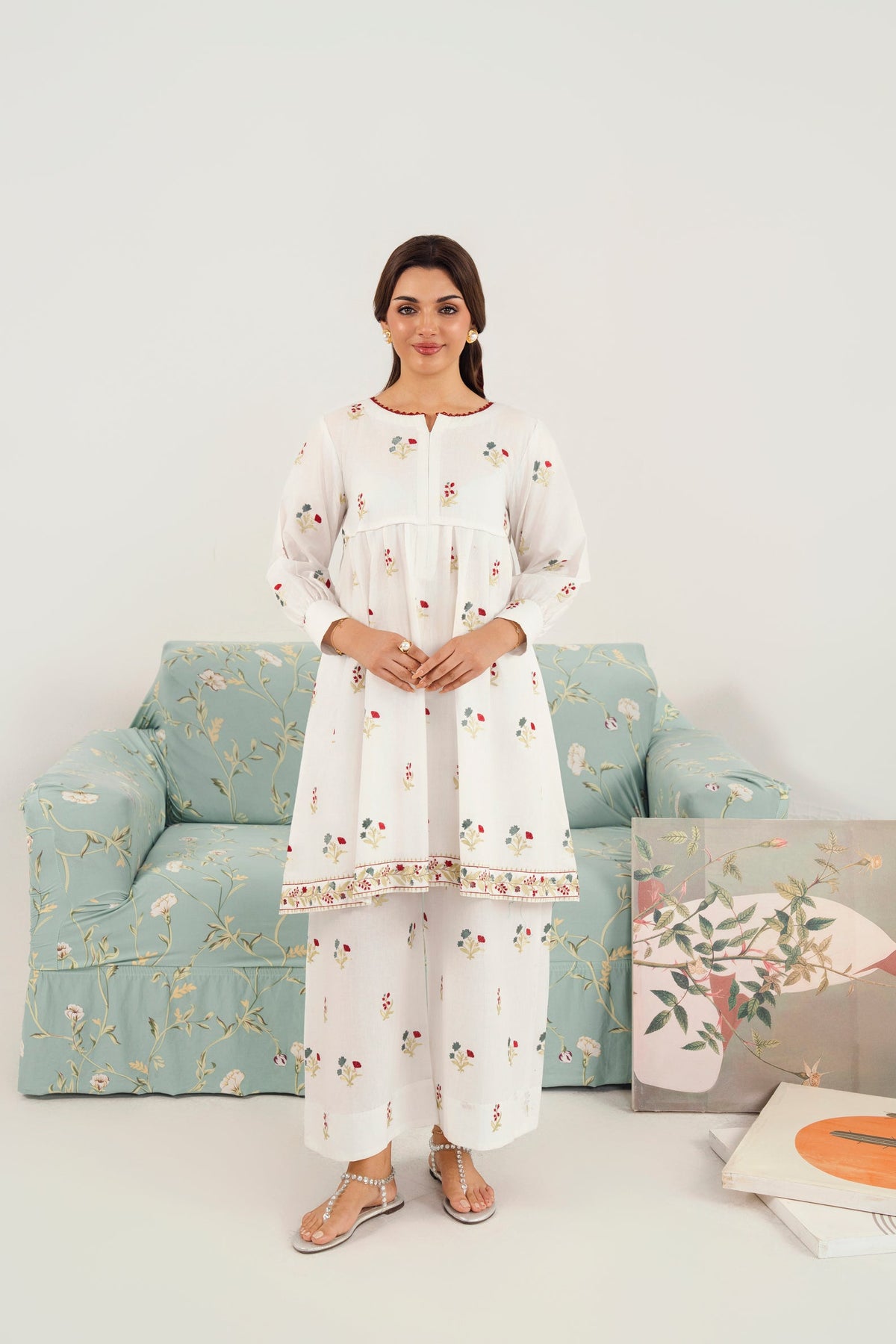 Zoya Zafar Stitched 2 Piece Cotton Collection'2025-Noore Mini