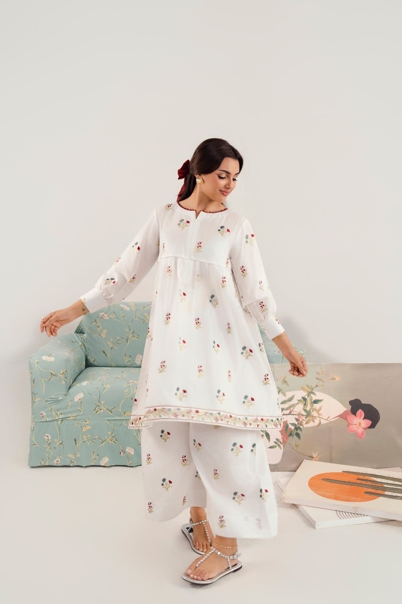 Zoya Zafar Stitched 2 Piece Cotton Collection'2025-Noore Mini