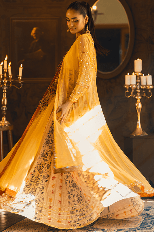 Qarmazi By Zaaviay Stitched Mehr-E-Naz (Two Piece)