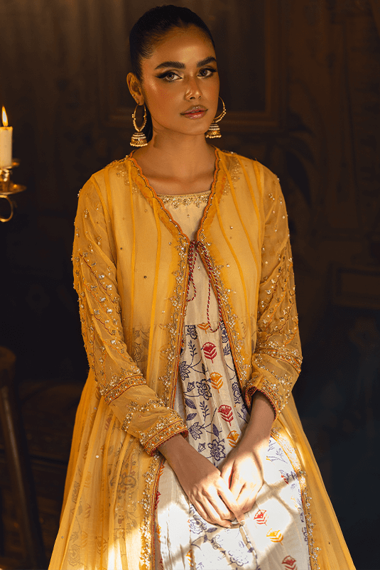 Qarmazi By Zaaviay Stitched Mehr-E-Naz (Two Piece)