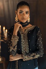 Qarmazi By Zaaviay Stitched Alya (Three Piece)