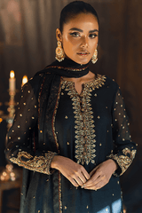 Qarmazi By Zaaviay Stitched Alya (Three Piece)