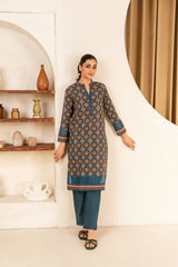 Print Play By Ahlam Stitched 2 Piece Ahika Kurta Set