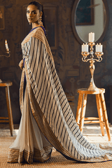 Qarmazi By Zaaviay Stitched Neda (Saree)