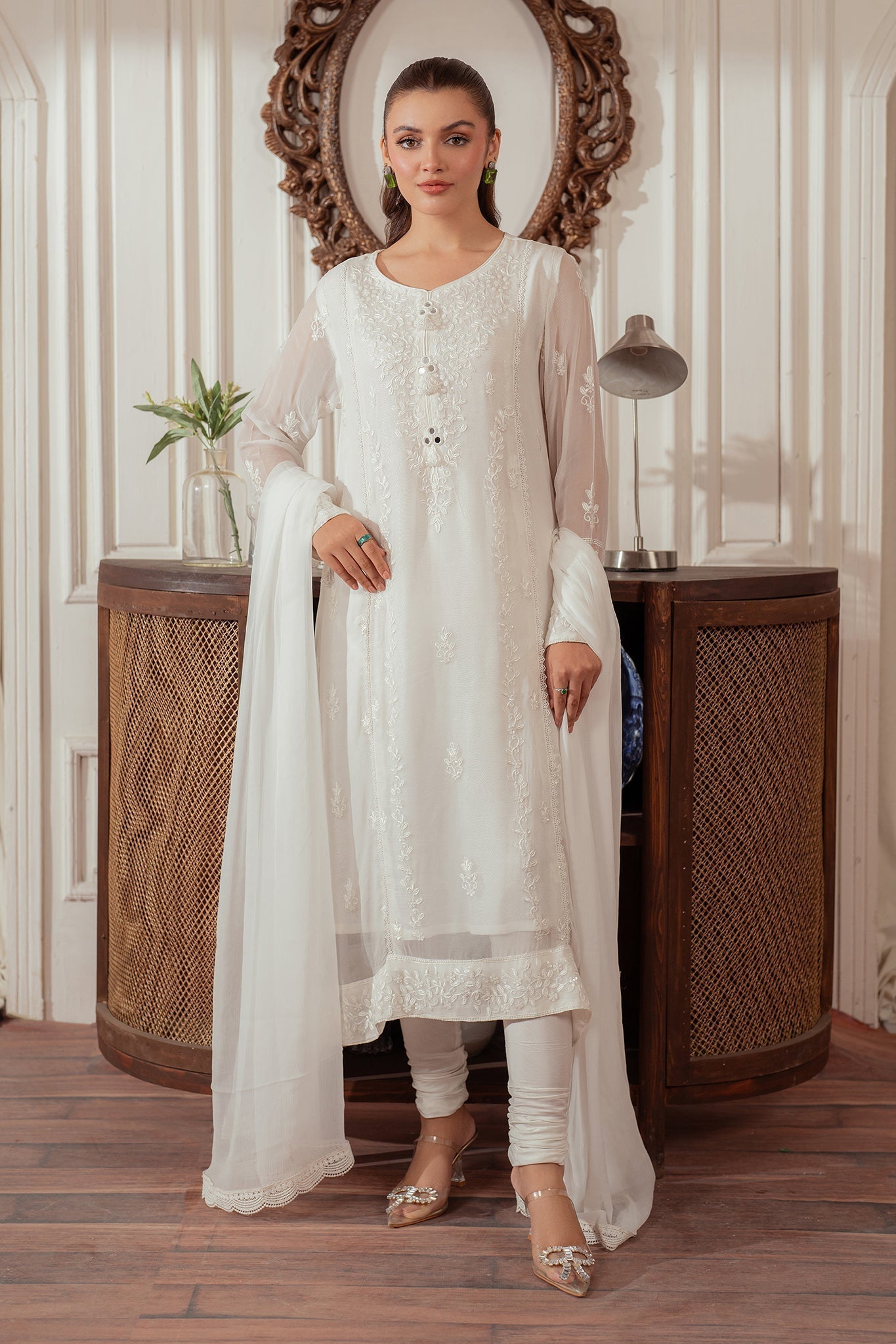 Elegance by Panache Apparel Stitched Festive Collection-Pearl