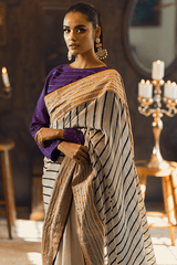 Qarmazi By Zaaviay Stitched Neda (Saree)