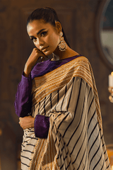 Qarmazi By Zaaviay Stitched Neda (Saree)