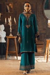 Qarmazi By Zaaviay Stitched Nahal (Three Piece)