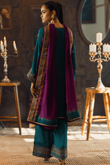 Qarmazi By Zaaviay Stitched Nahal (Three Piece)