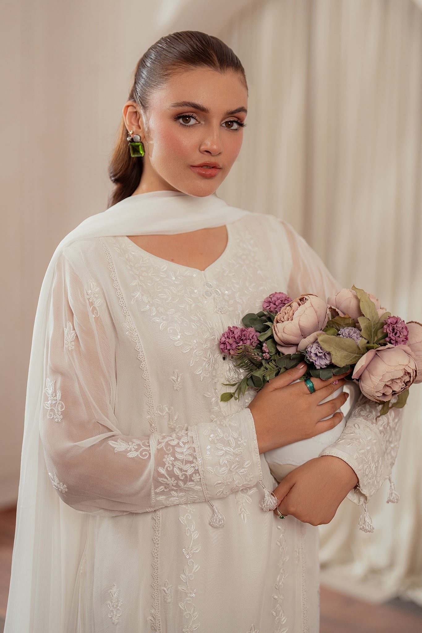 Elegance by Panache Apparel Stitched Festive Collection-Pearl