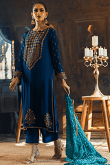 Qarmazi By Zaaviay Stitched Meesha (Three Piece)
