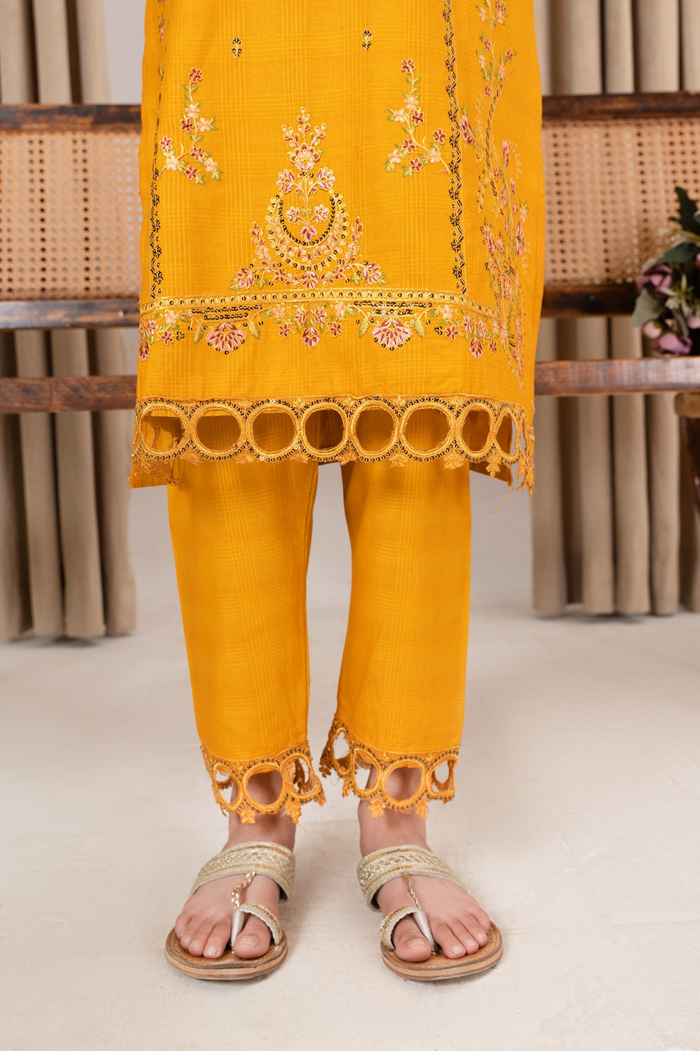 Khayat Stitched 2 Piece Cambric Winter Collection'2025-Asfarah 2Pc