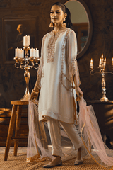 Qarmazi By Zaaviay Stitched Mahrin (Three Piece)
