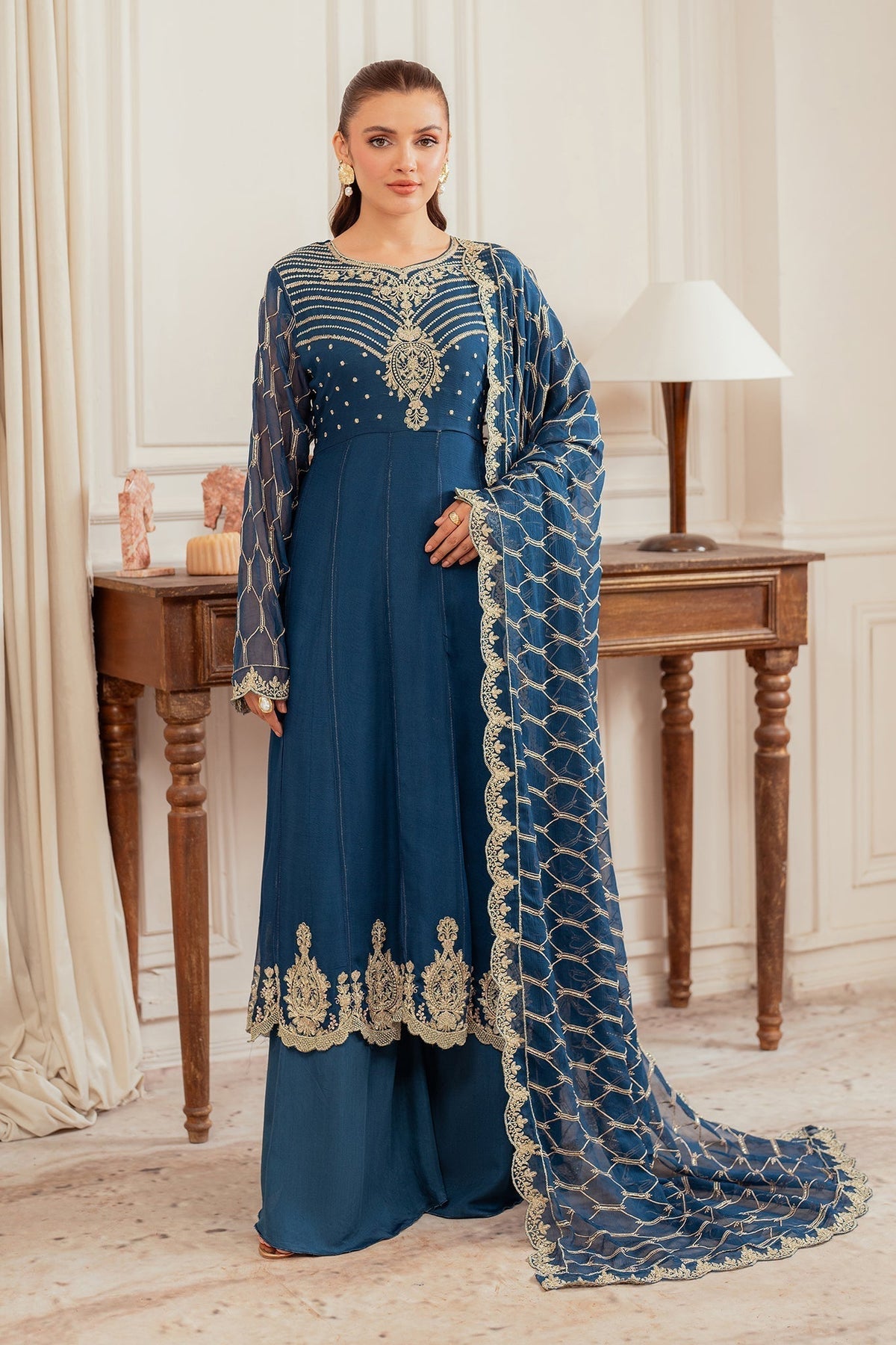 Elegance by Panache Apparel Stitched Festive Collection-Celestial Hues