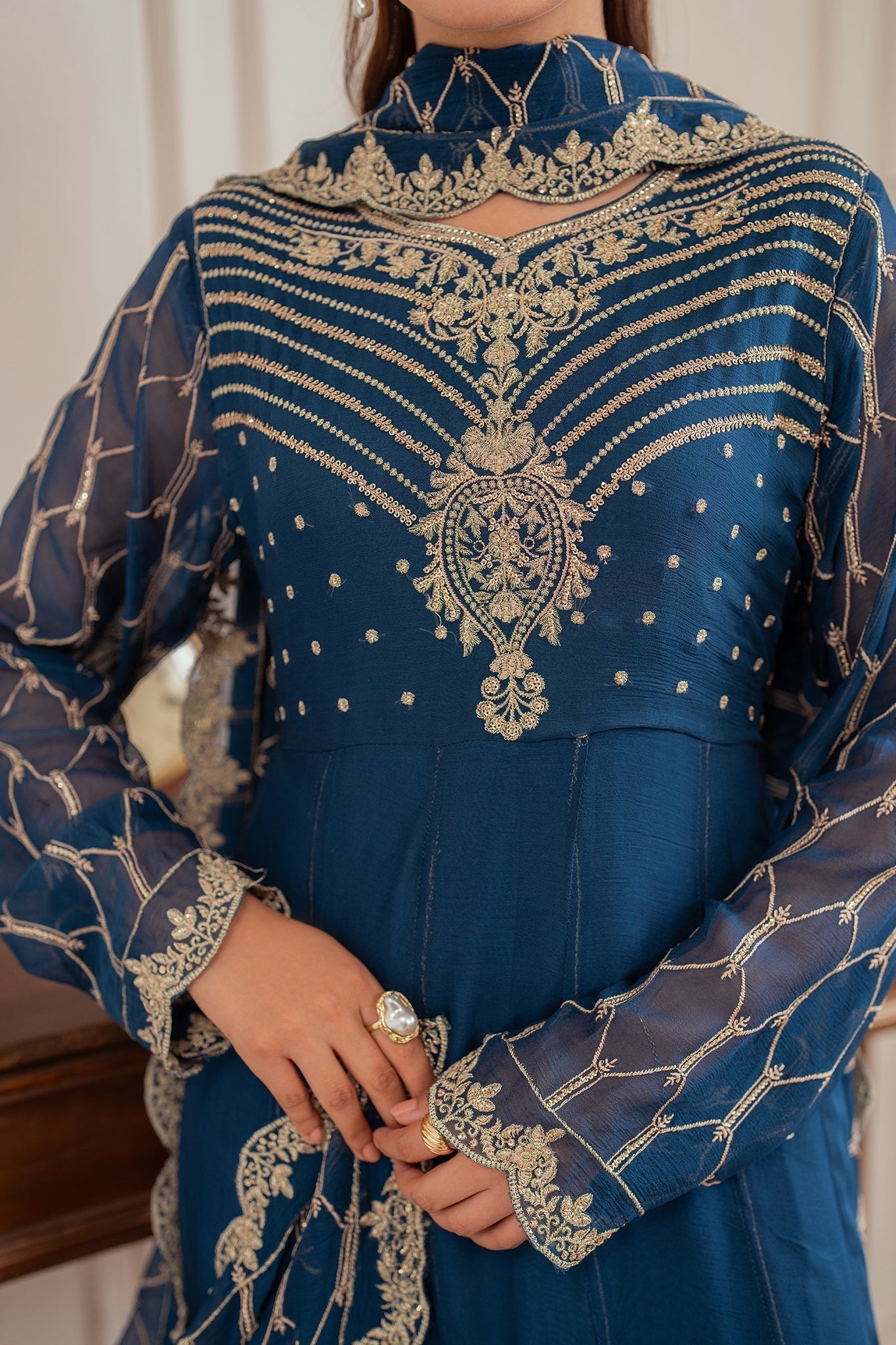 Elegance by Panache Apparel Stitched Festive Collection-Celestial Hues