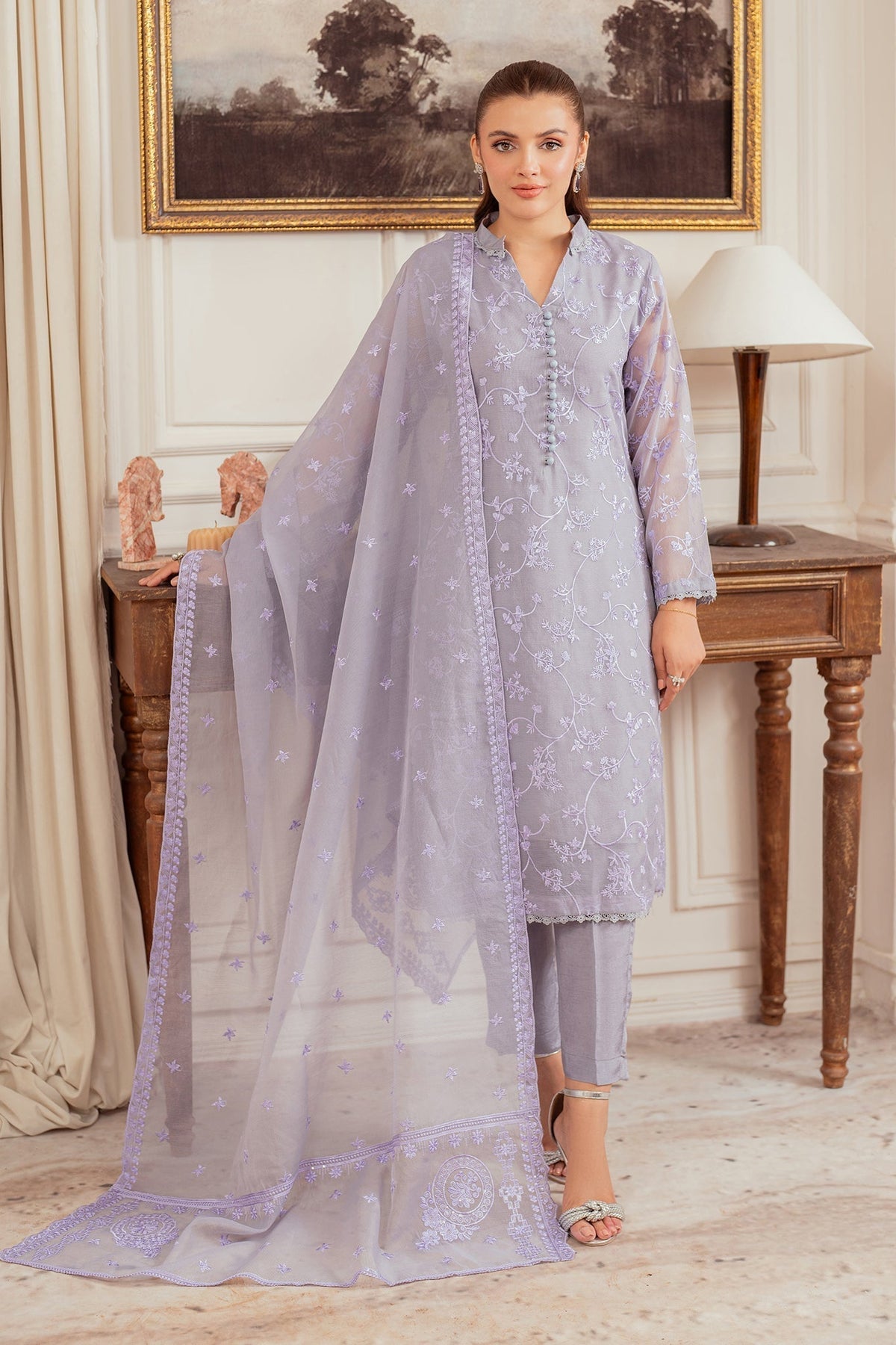 Elegance by Panache Apparel Stitched Festive Collection-Flame