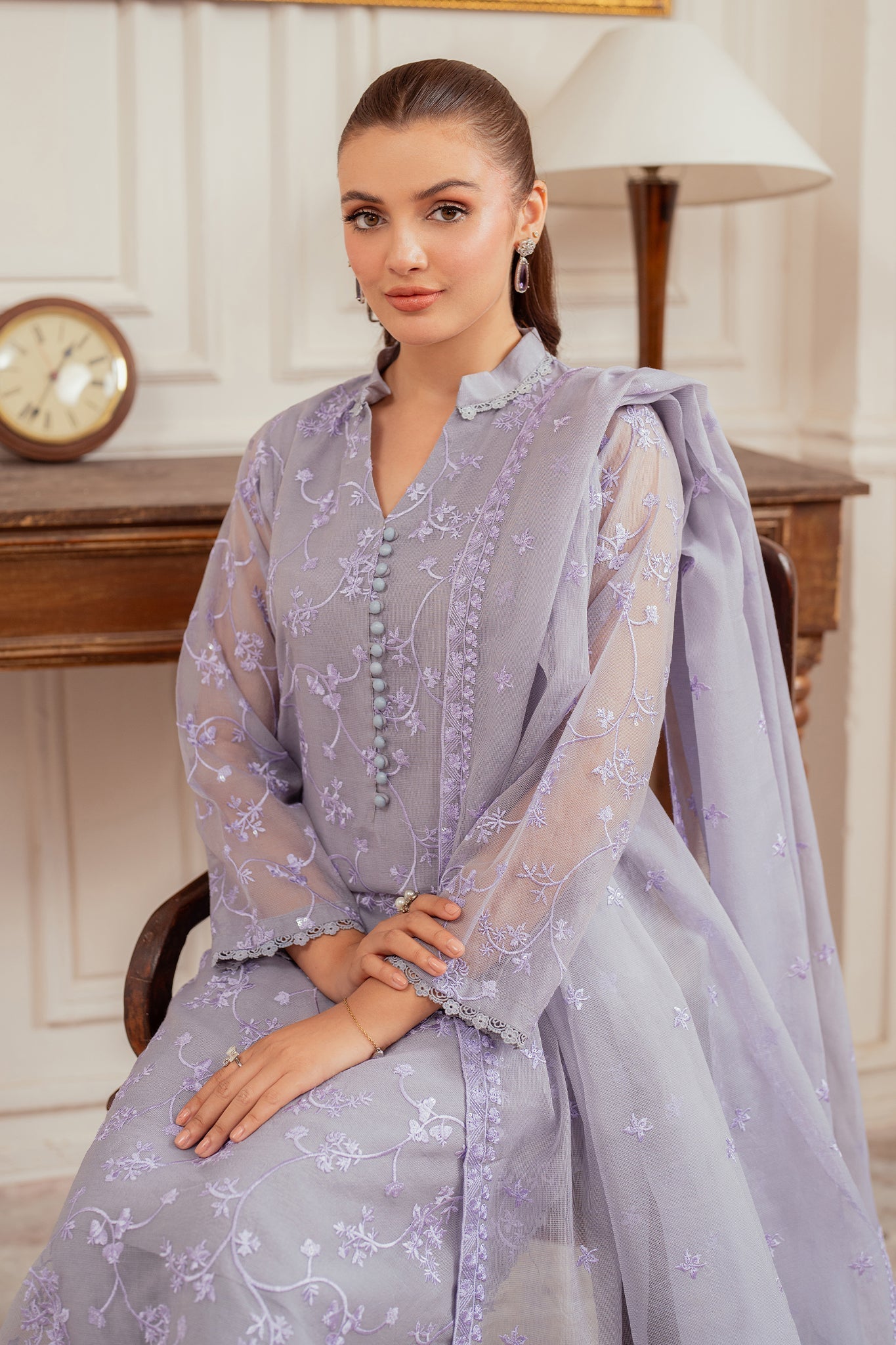 Elegance by Panache Apparel Stitched Festive Collection-Flame