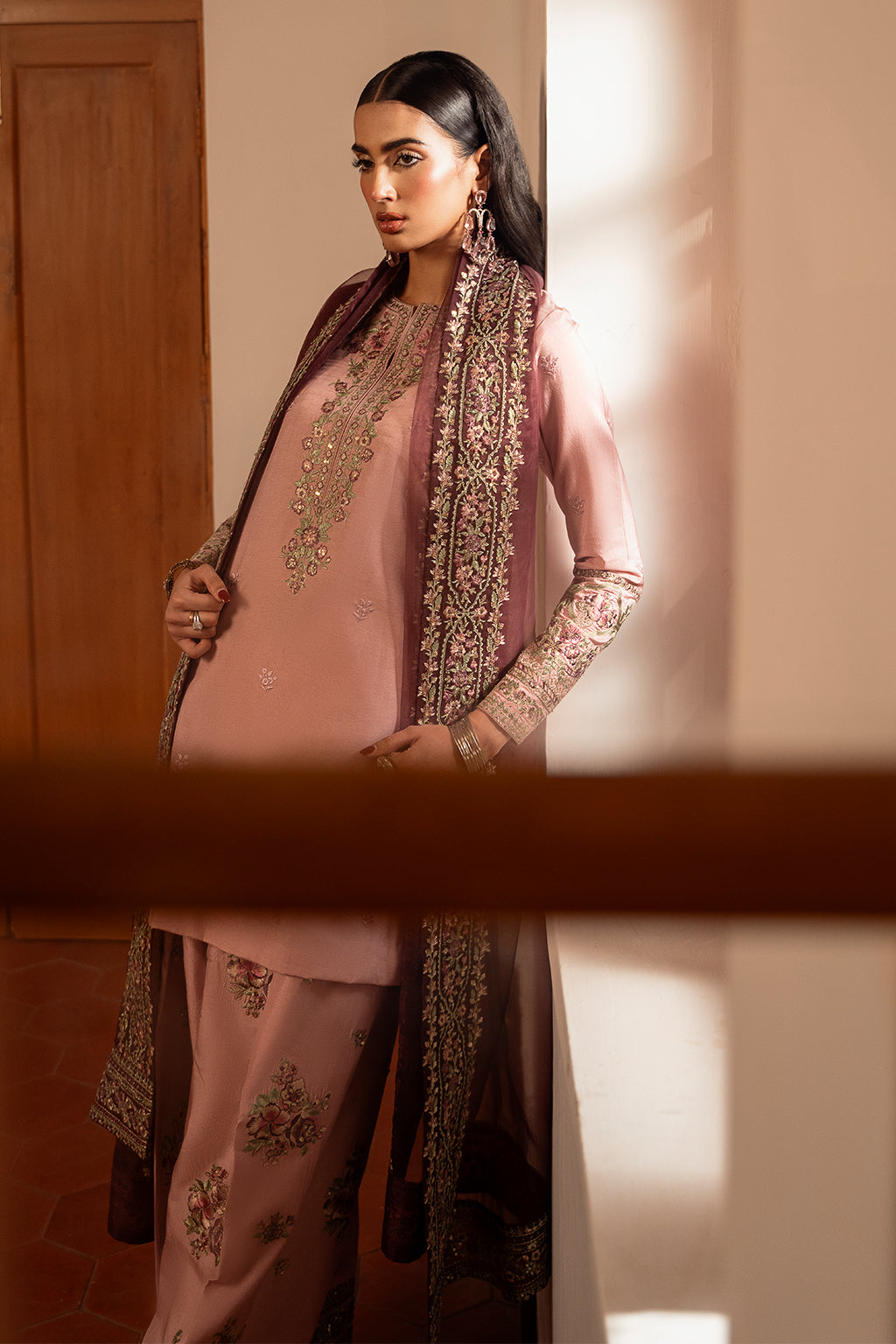 Meeru By Sheenora Stitched 3 Piece Festive Pret Collection'2025-LILAC SERENITY