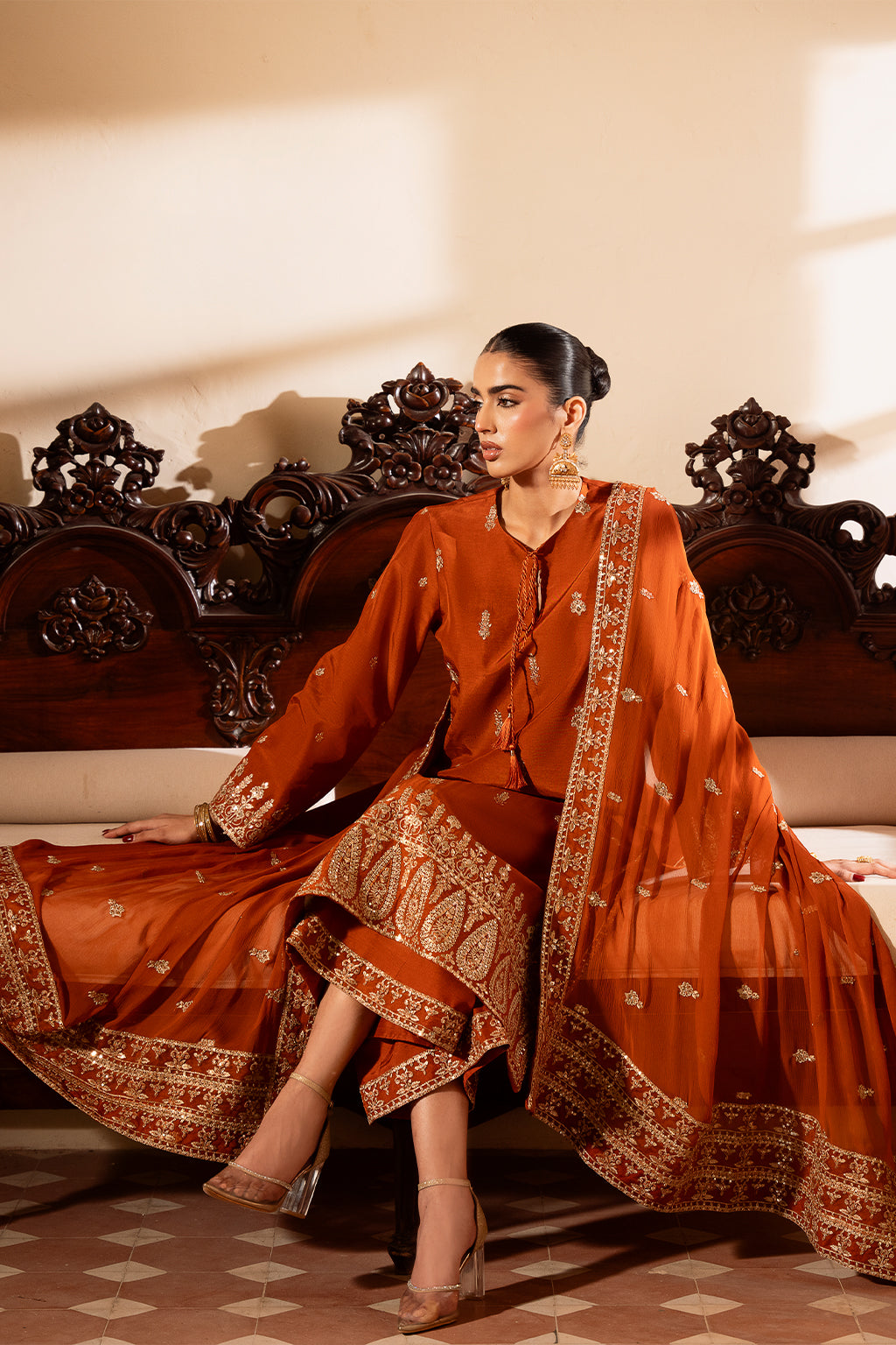 Meeru By Sheenora Stitched 3 Piece Festive Pret Collection'2025-RUSTIC CHARM