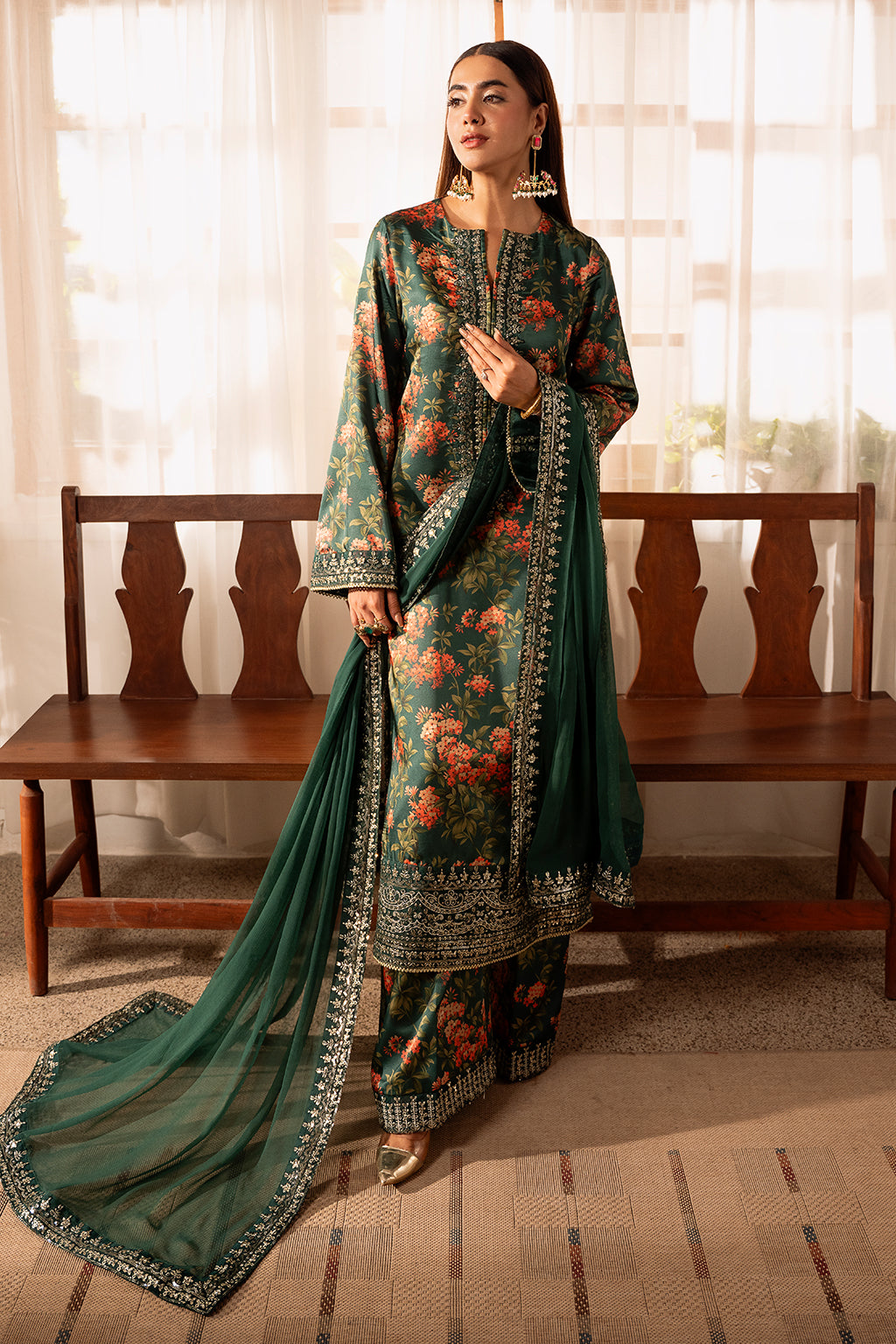 Meeru By Sheenora Stitched 3 Piece Festive Pret Collection'2025-OMAVI