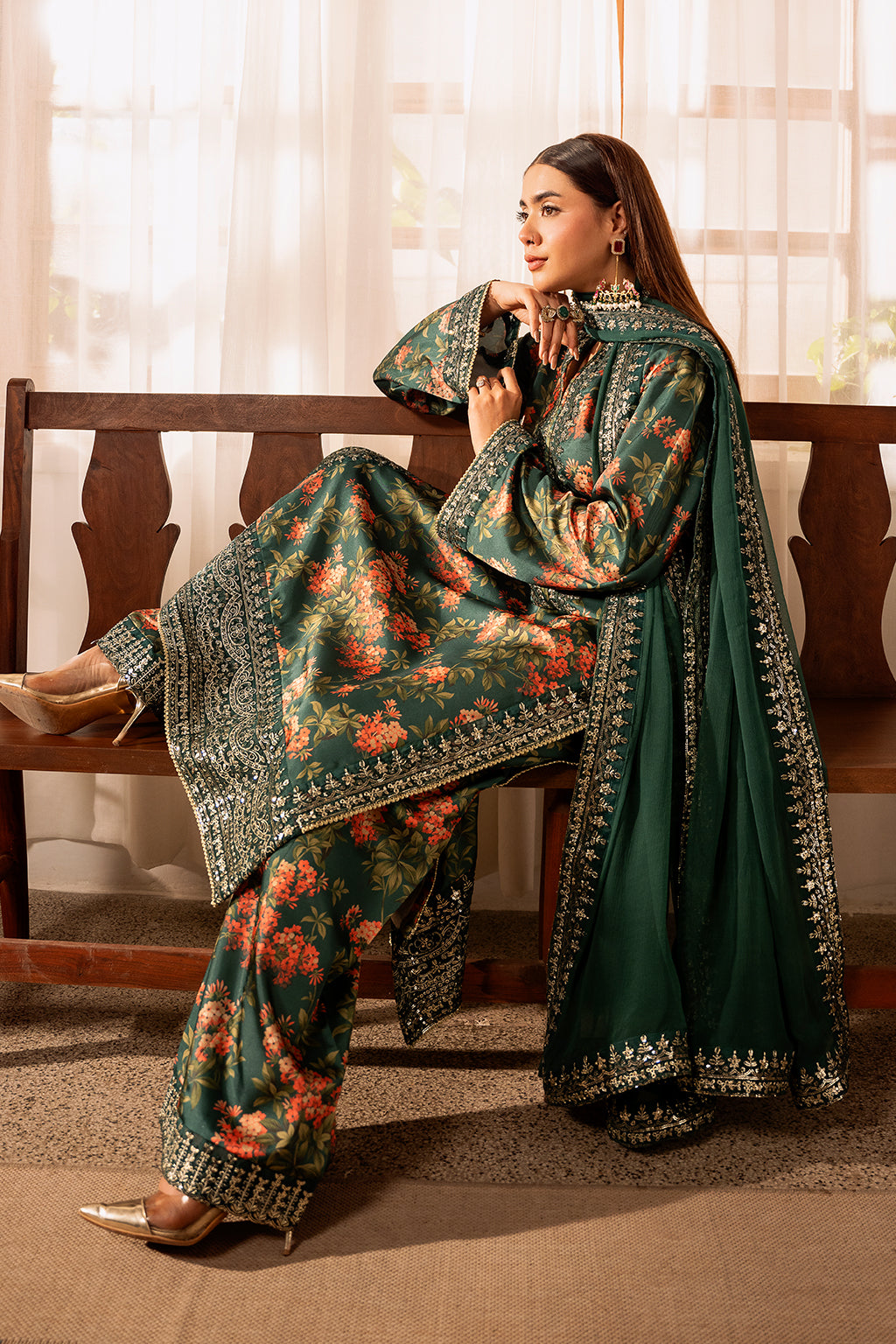 Meeru By Sheenora Stitched 3 Piece Festive Pret Collection'2025-OMAVI
