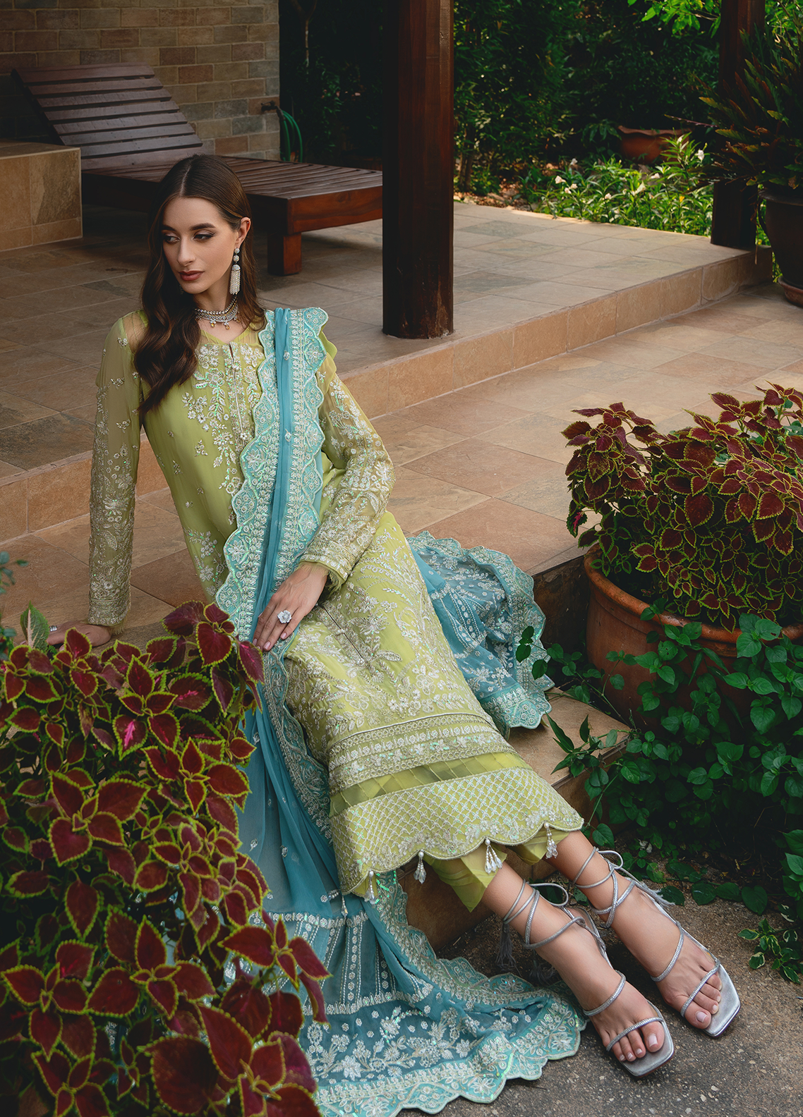 Gulaal Stitched 3 Piece Luxury Emb Pret Collection'2025-Amary (GL-EP-2024-17)