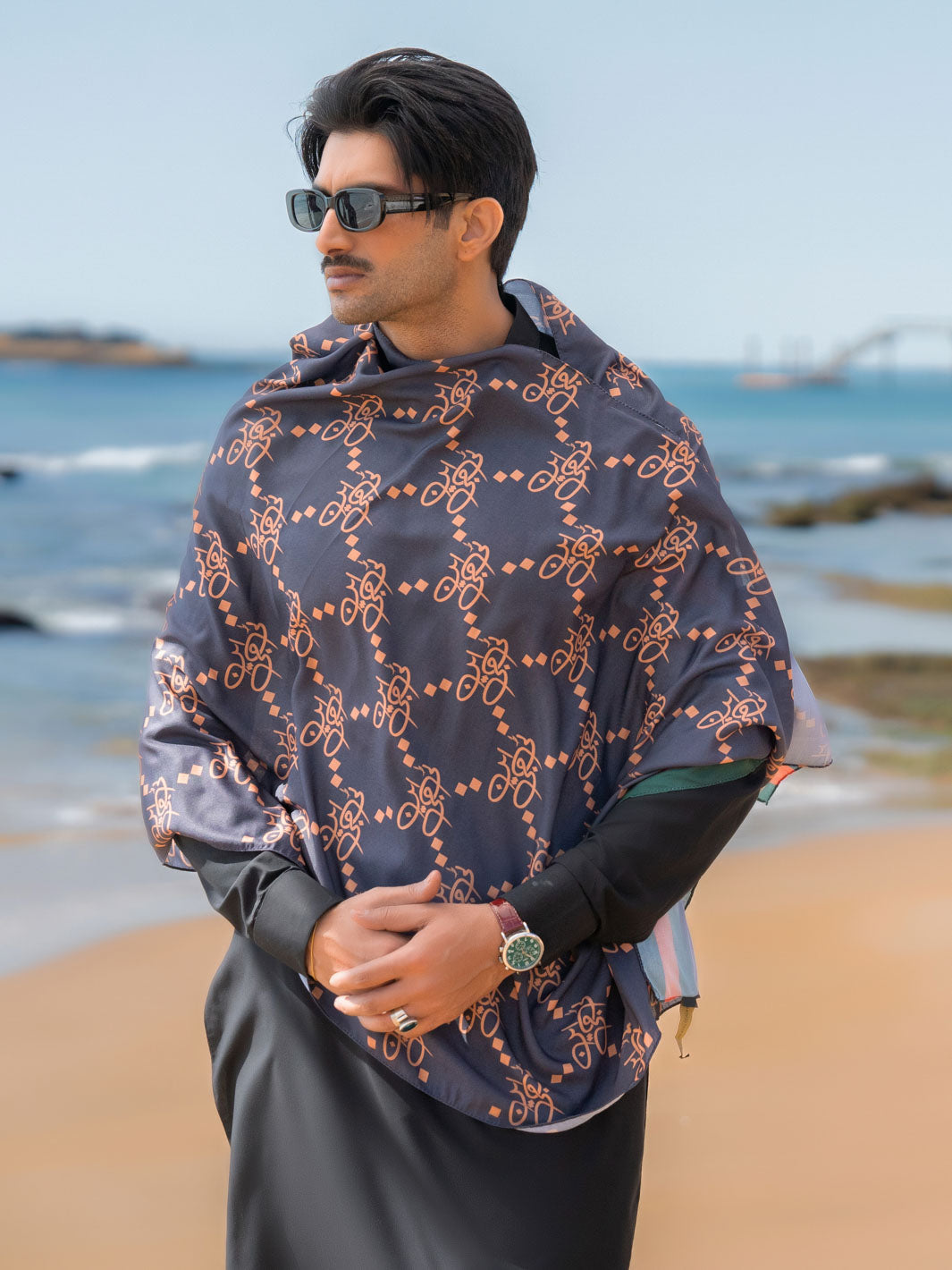 Tng By Md Men Stole Collection-Tng-Logo-Stole 002 (Men)