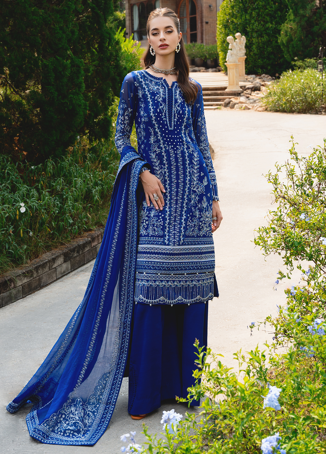 Gulaal Stitched 3 Piece Luxury Emb Pret Collection'2025-Celise (GL-EP-2024-20)